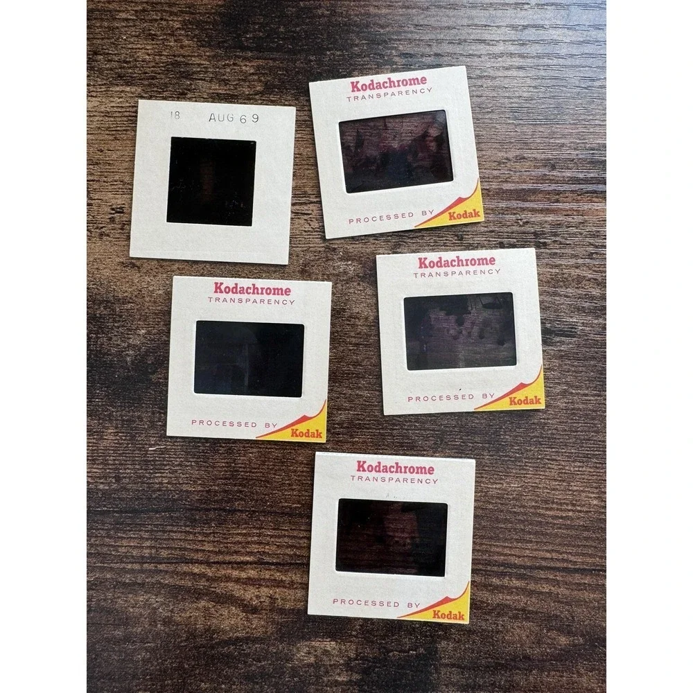 35mm Slides Family Birthday And Family Vintage Lot Of 5 From the 60s